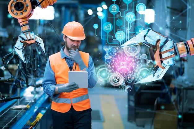 Person using ai tool at job
